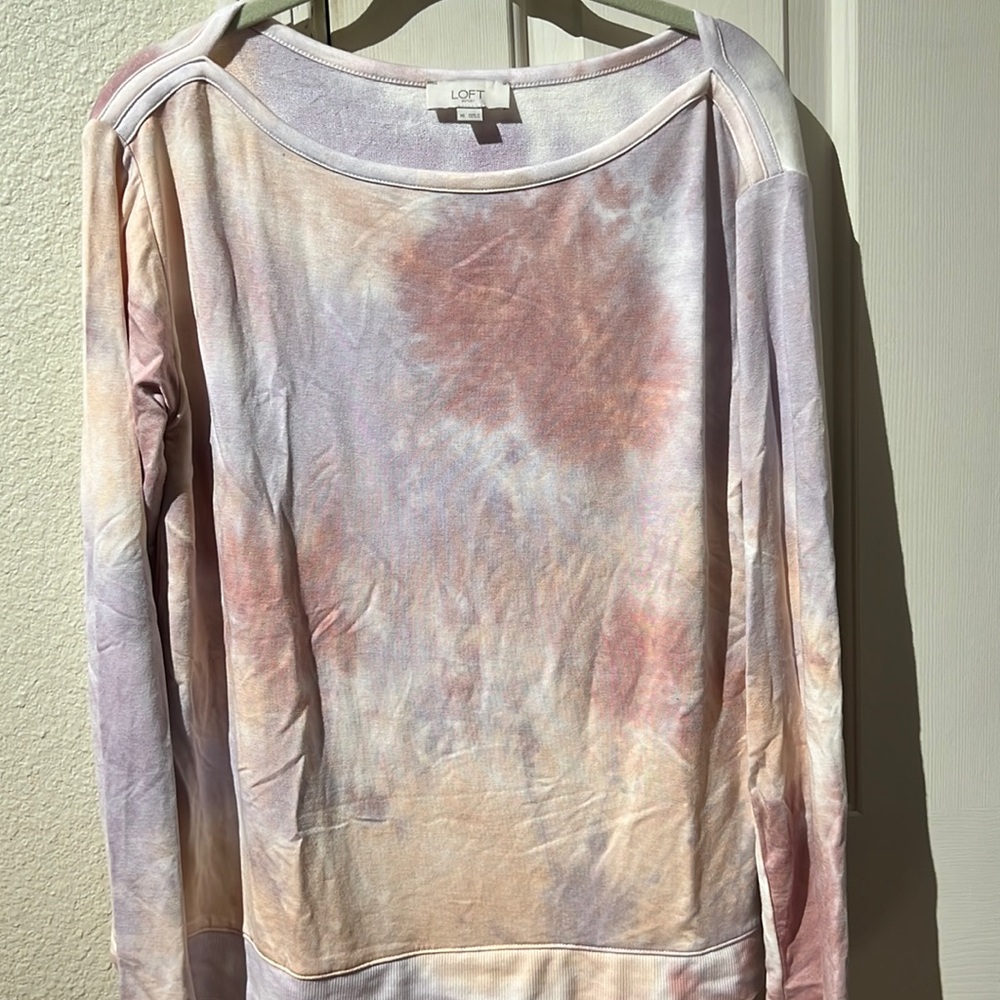 Loft LS tie dye Top